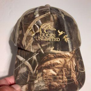 Ducks Unlimited Camo DU Leader Hat/Cap with Adjustable Strap OSFM
